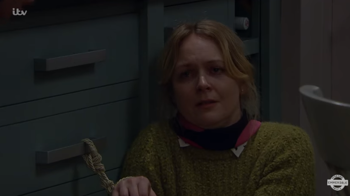 Emmerdale Vanessa hostage Credit ITV