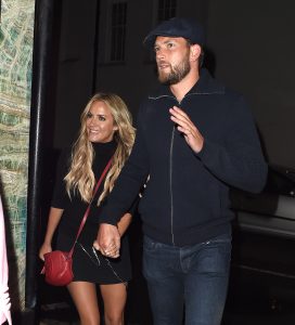 Caroline Flack and Lewis Burton