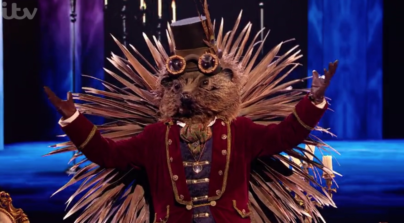 Jason Manford was The Hedgehog on The Masked Singer in 2020 (Credit: ITV)