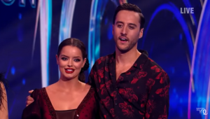 Maura Higgins Dancing On Ice Credit: ITV