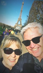Phillip Schofield and wife Steph in Paris