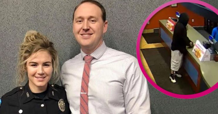 Chase McKeown and Officer Nicole McKeown