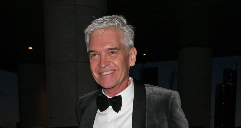 Phillip Schofield among celebrities attending the NTA awards at the O2 arena