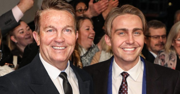 Bradley Walsh and Barney Walsh