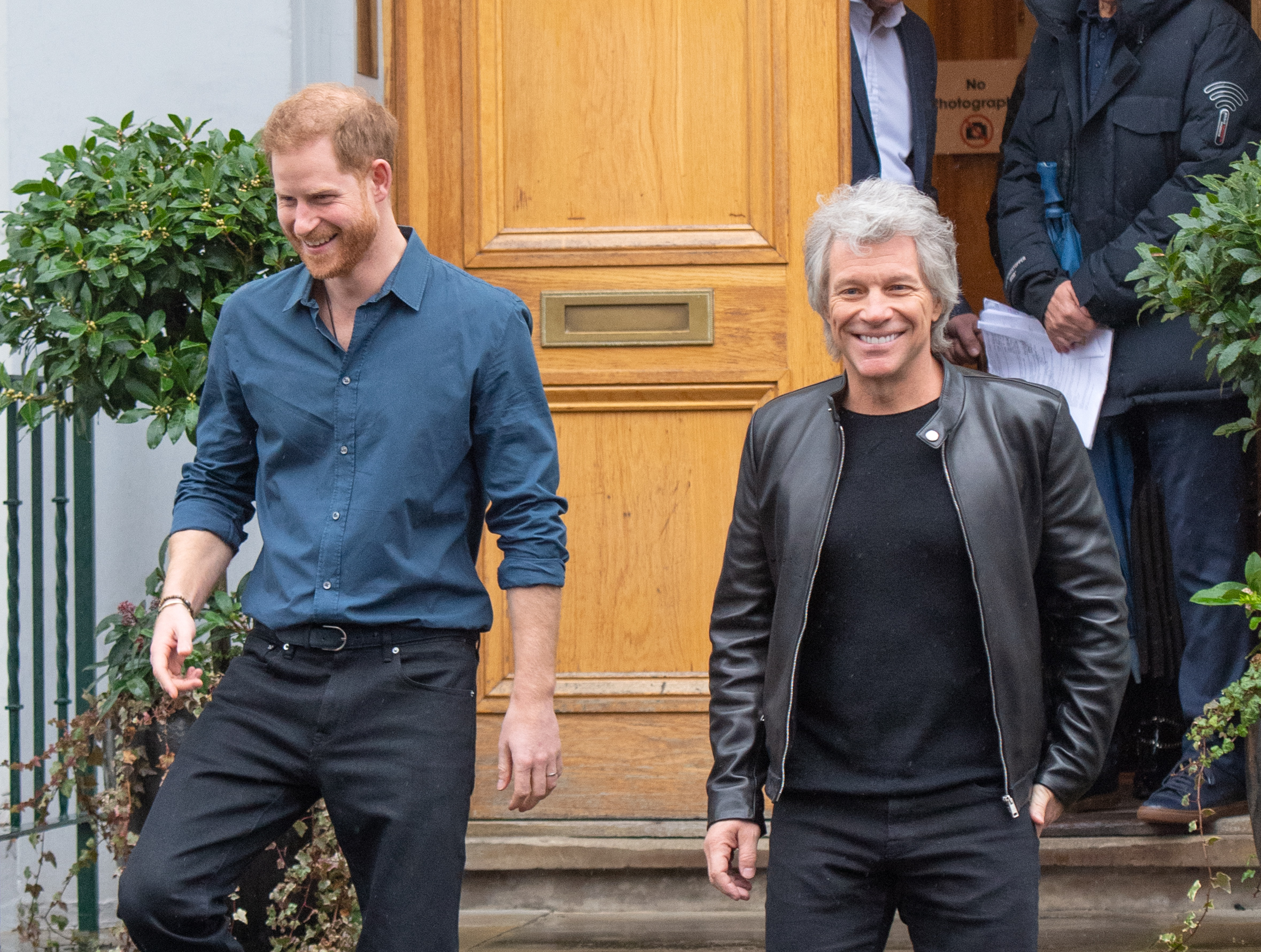 Prince Harry and Bon Jovi 