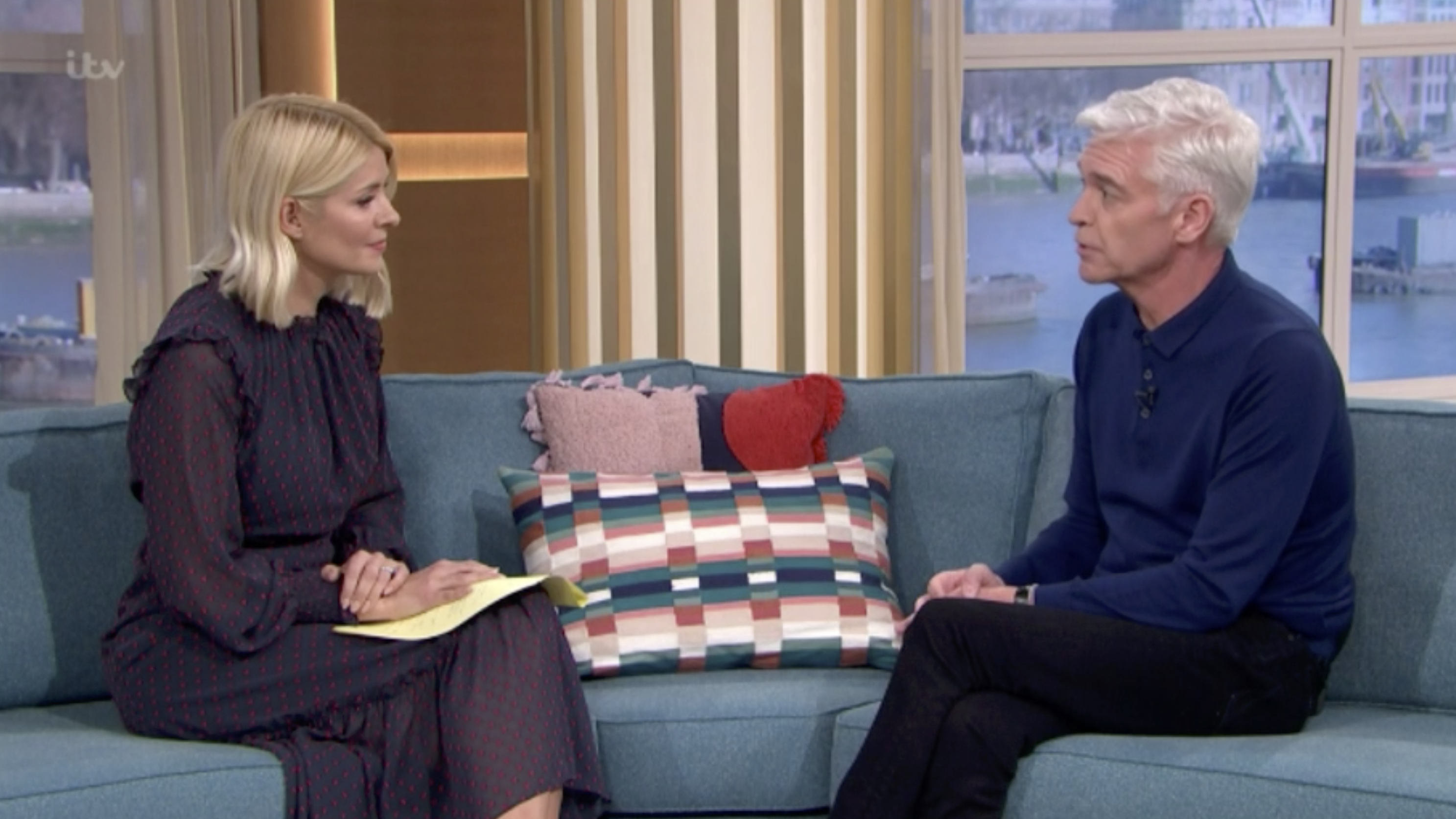Holly is fully supportive of Phil (Credit: ITV)