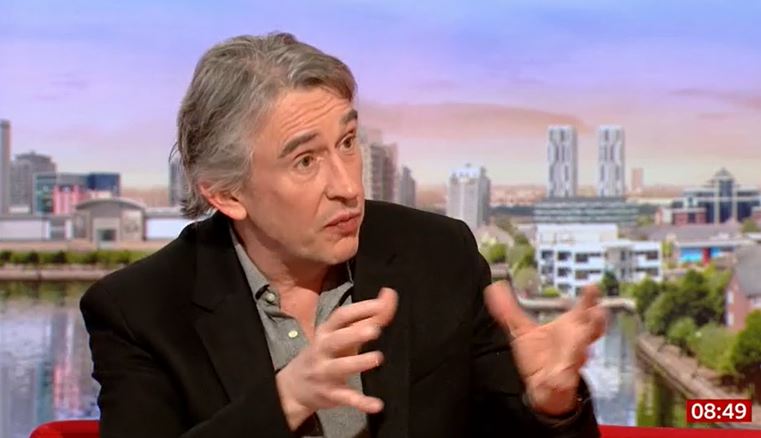 Steve Coogan on BBC Breakfast
