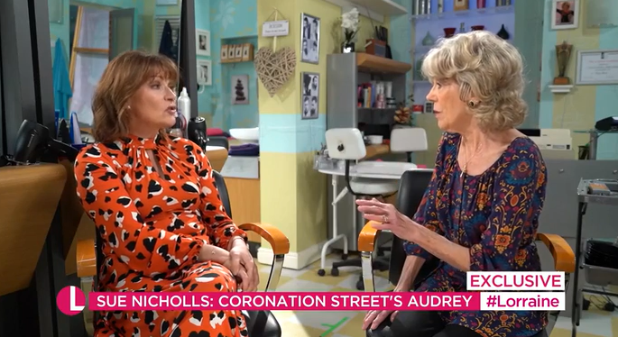 Lorraine is a lifelong Corrie fan (Credit: ITV)