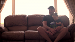 Tyson Fury holding his daughter
