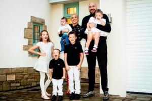 Tyson Fury and family ITV press shot