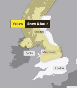 UK weather map