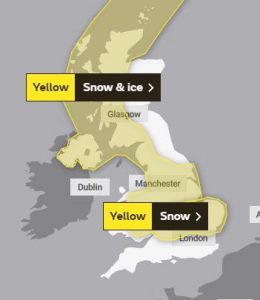 UK weather map