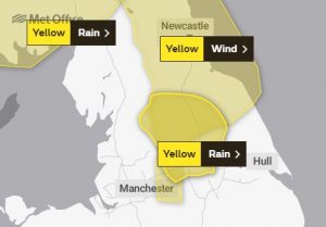 UK weather map