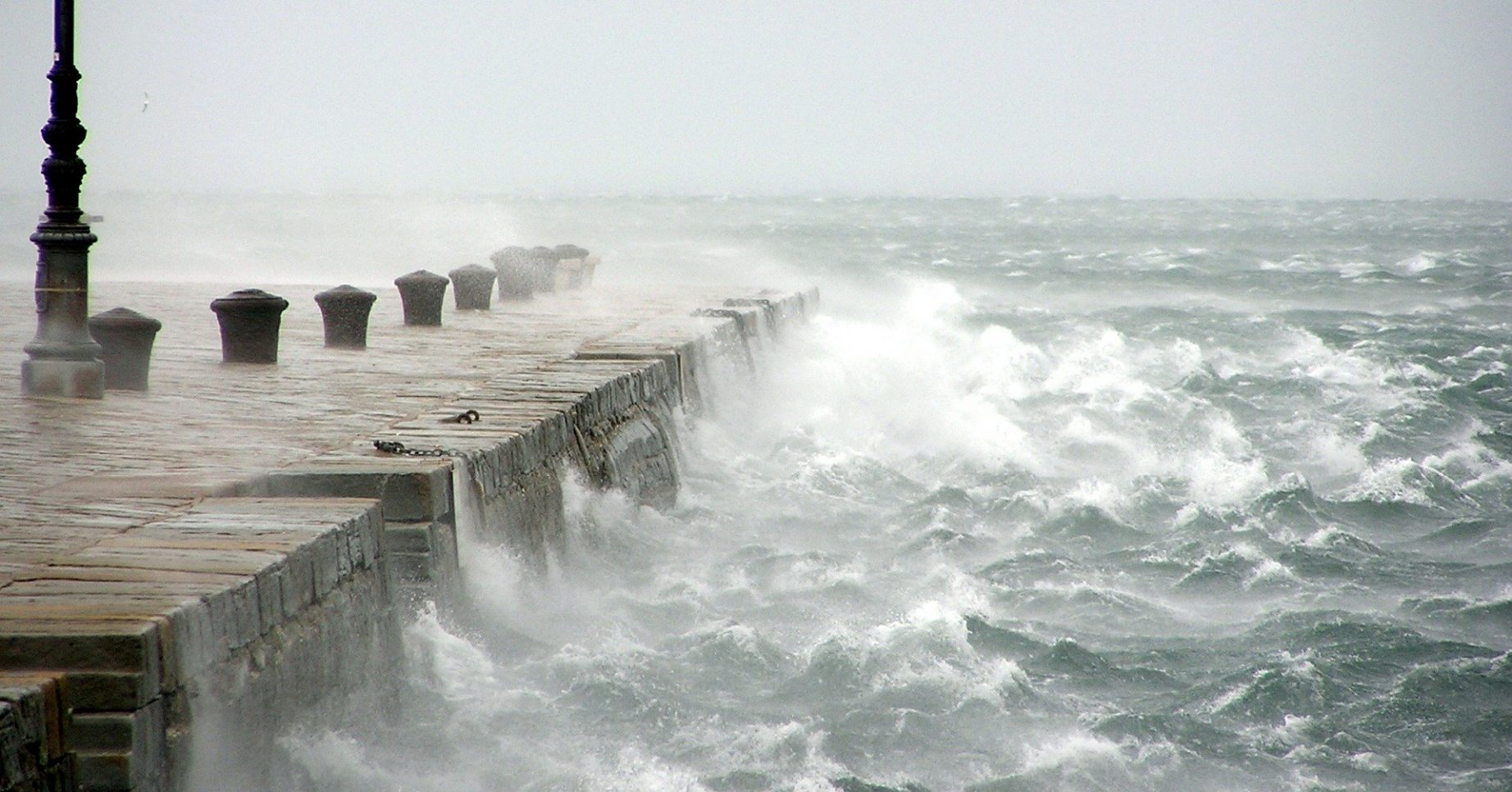 Stormy sea
