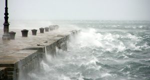 Stormy sea