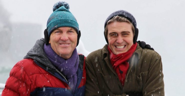 Bradley Walsh and Barney Walsh