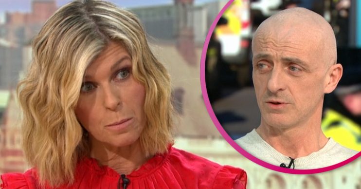 Kate Garraway and guest on GMB