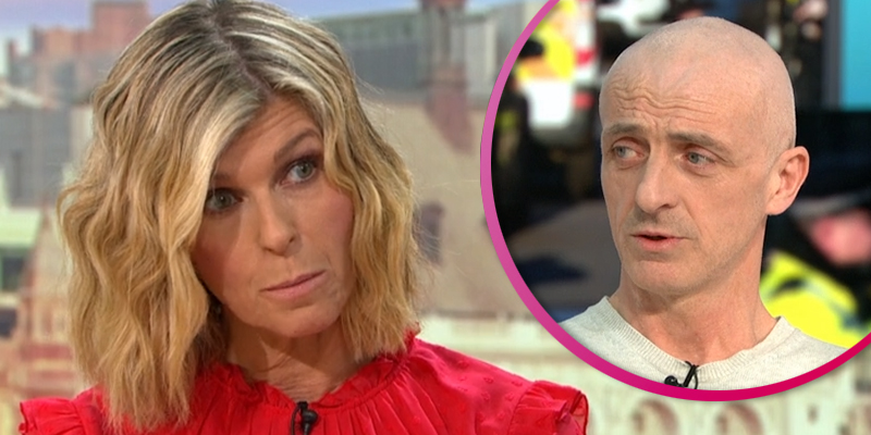 Kate Garraway and guest on GMB