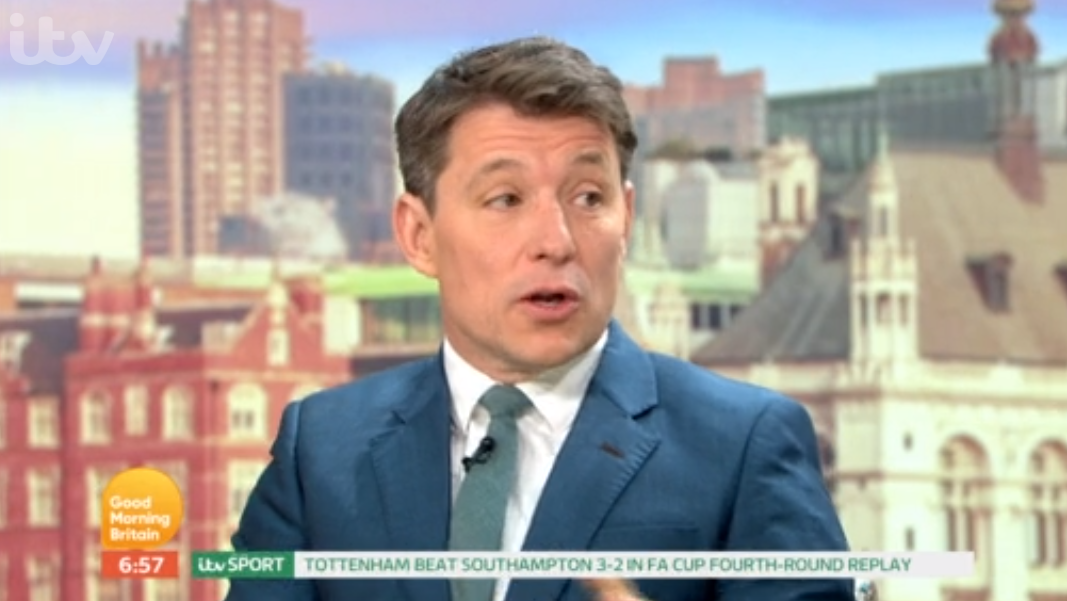 Ben Shephard on Good Morning Britain