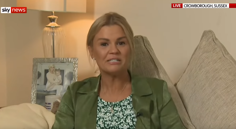 Kerry Katona on Sky News