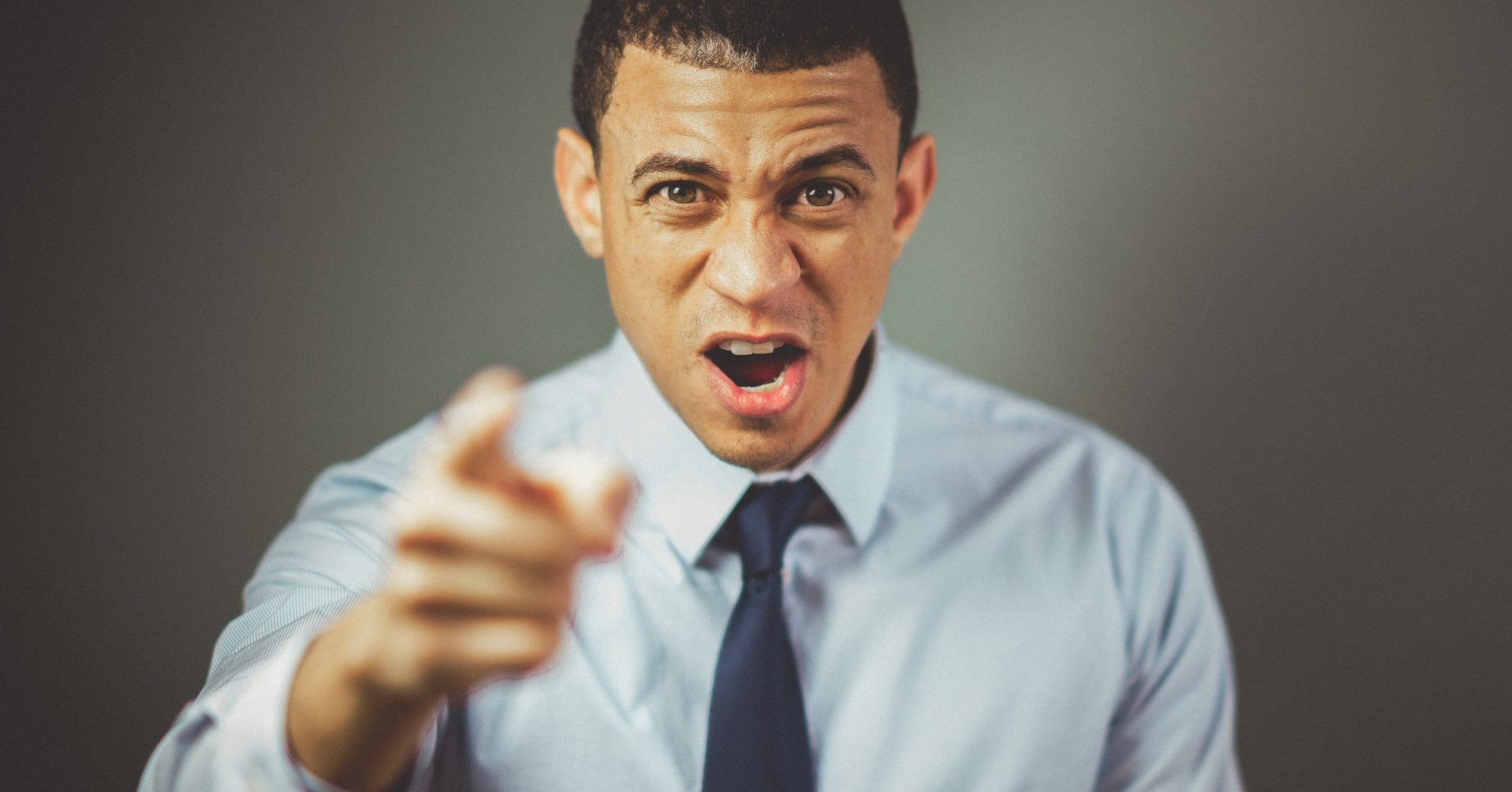Angry man