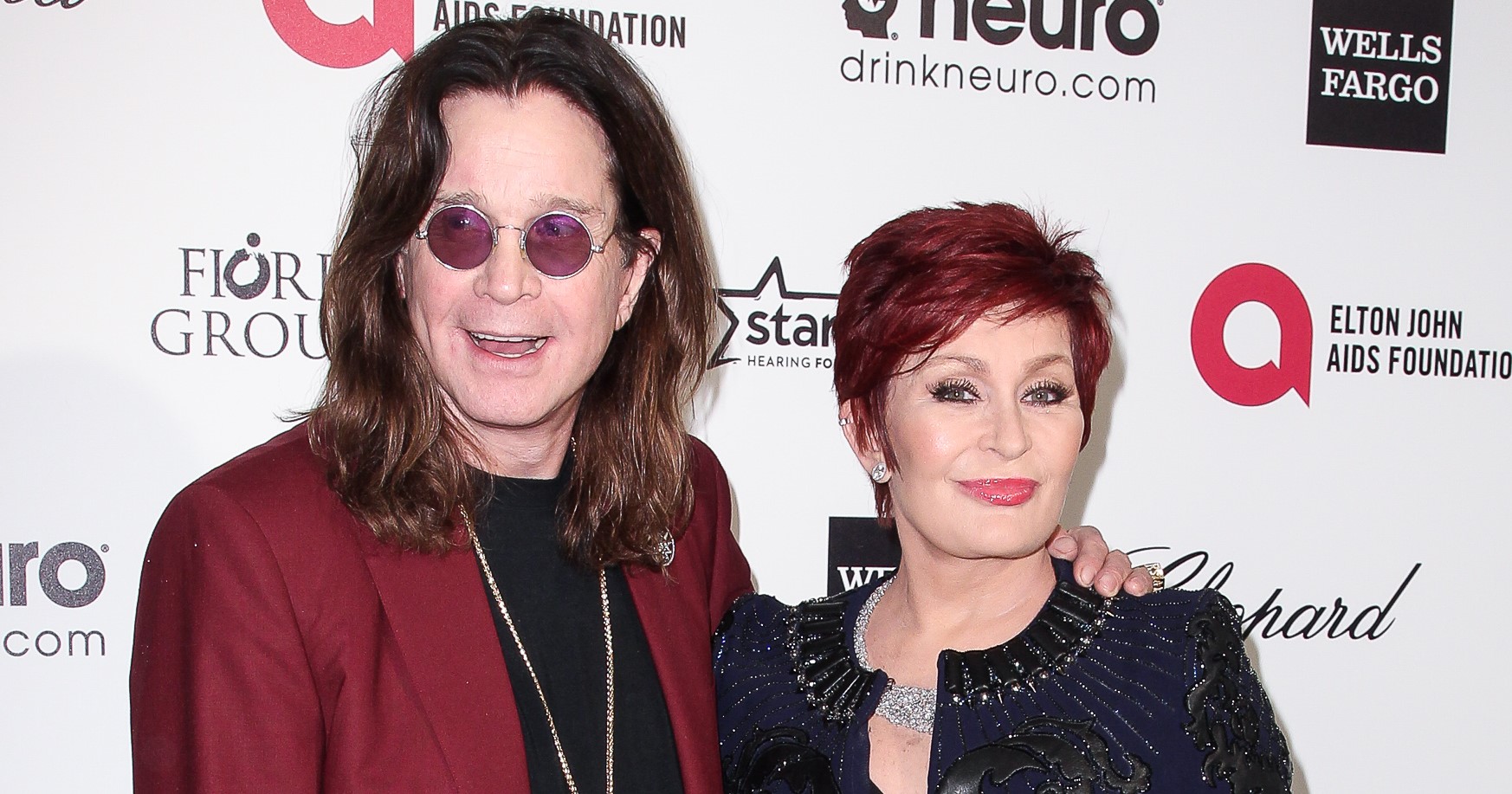 Ozzy Osbourne and Sharon Osbourne 