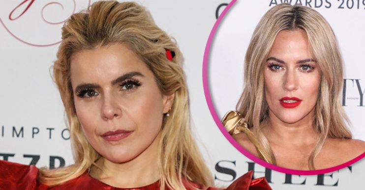 Paloma Faith and Caroline Flack split pic
