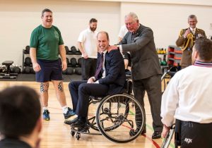 Prince William and Prince Charles