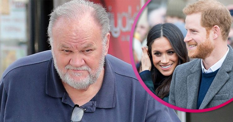 Thomas Markle with Meghan and Harry