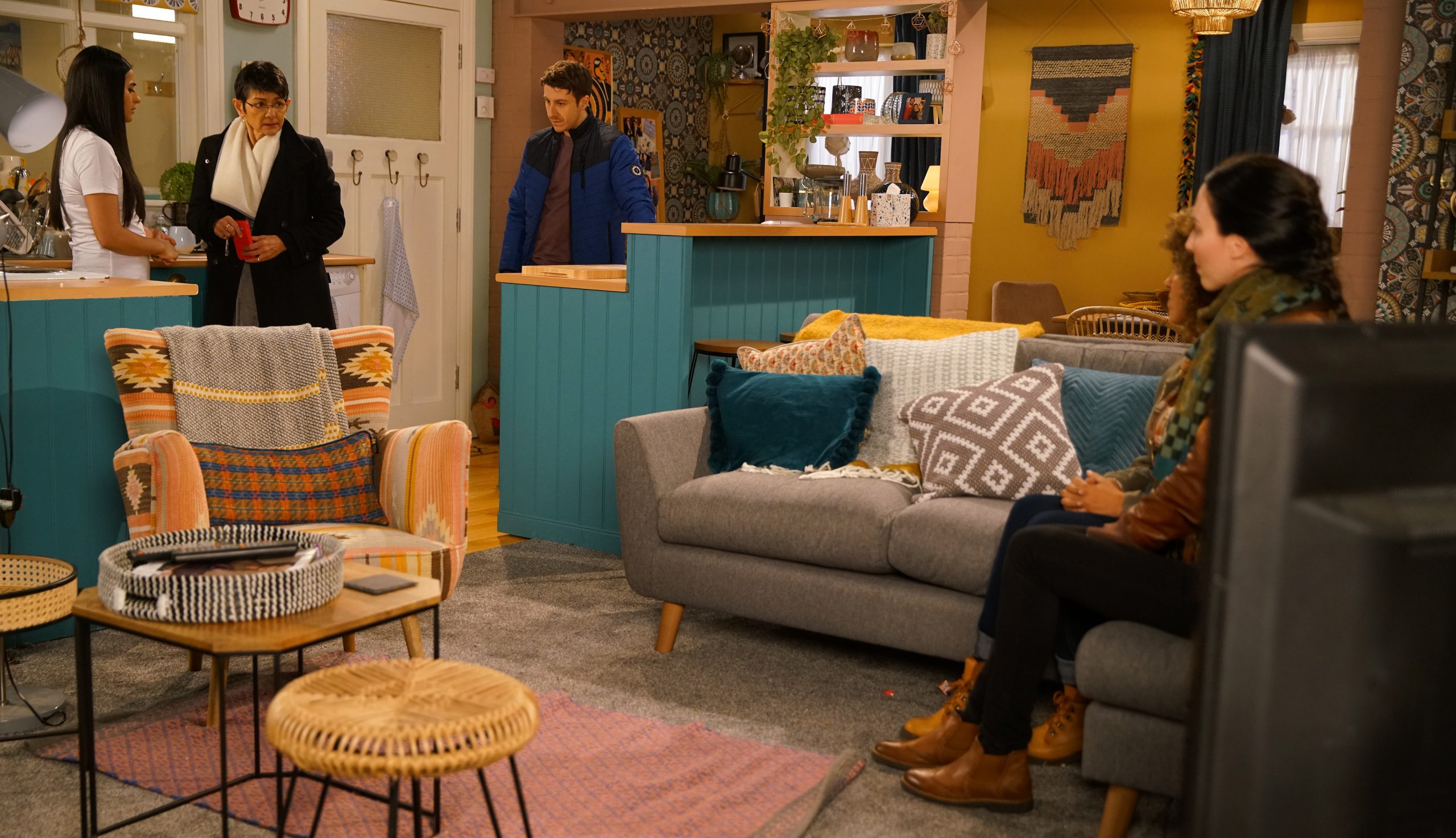 Alya and Yasmeen in Coronation Street 