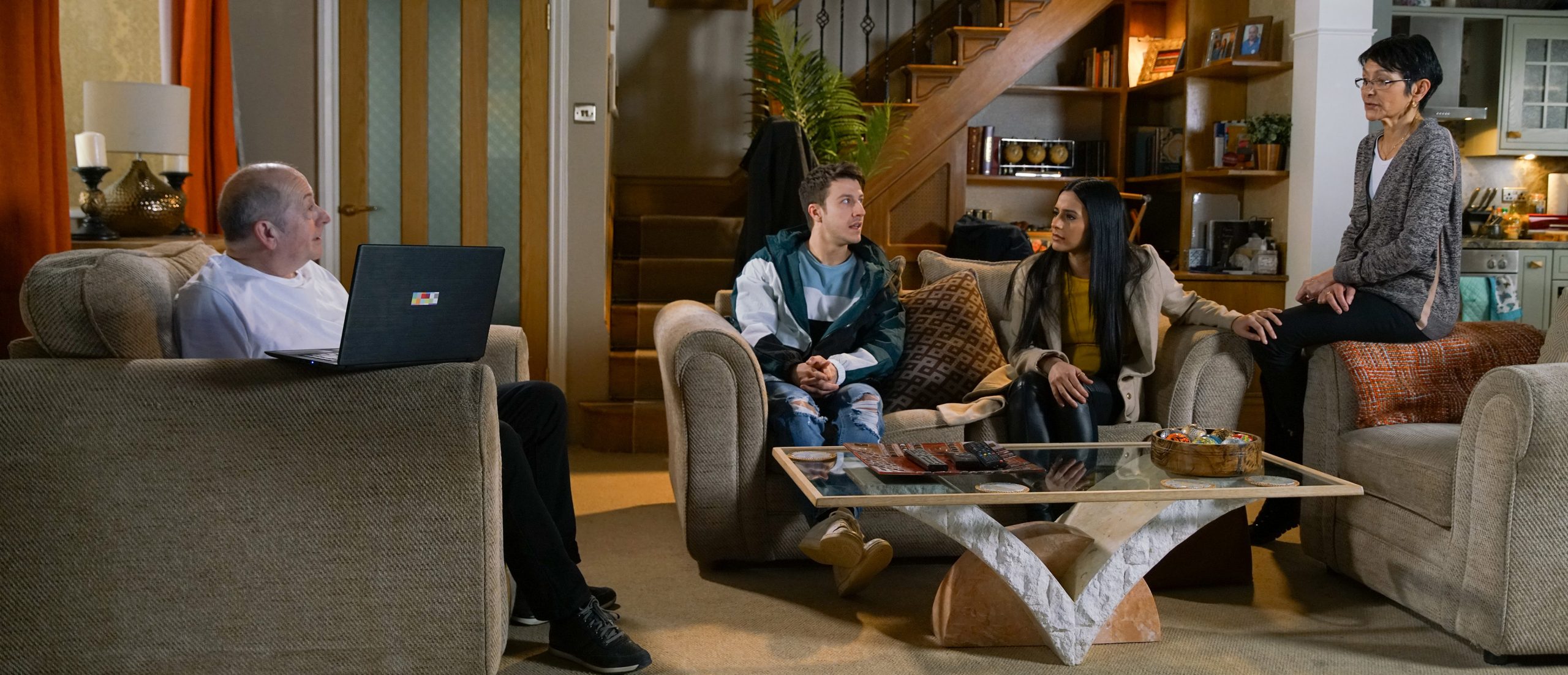 Alya and Yasmeen in Coronation Street 