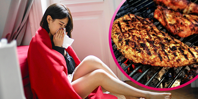 Coronavirus burnt food warning