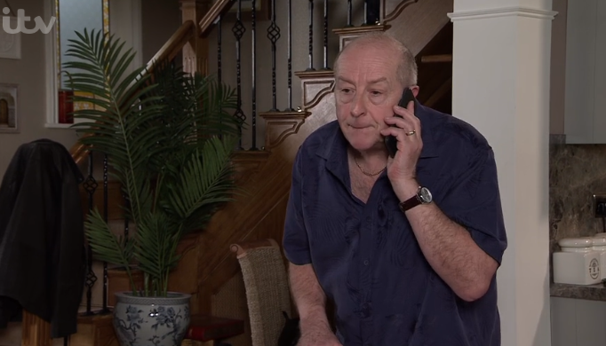 Customer loyalty? Geoff makes us sick! (Credit: ITV)
