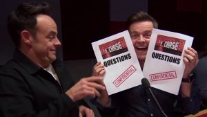 Ant and Dec get hold of The Chase questions
