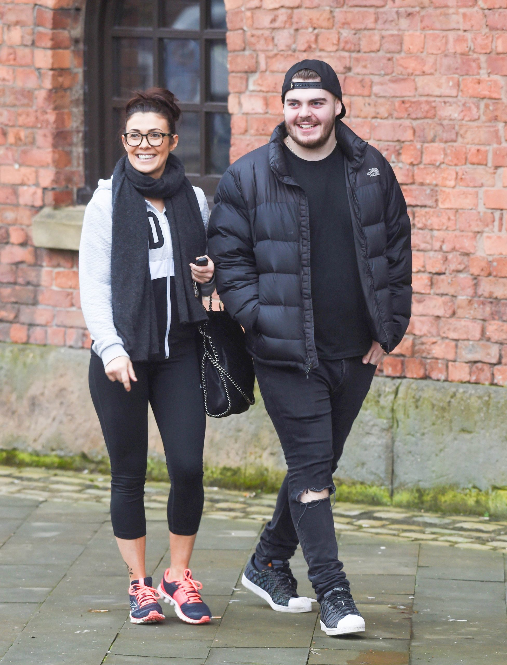 Kym Marsh and her son David