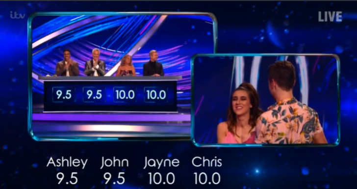 Libby got near-perfect scores (Credit: ITV)