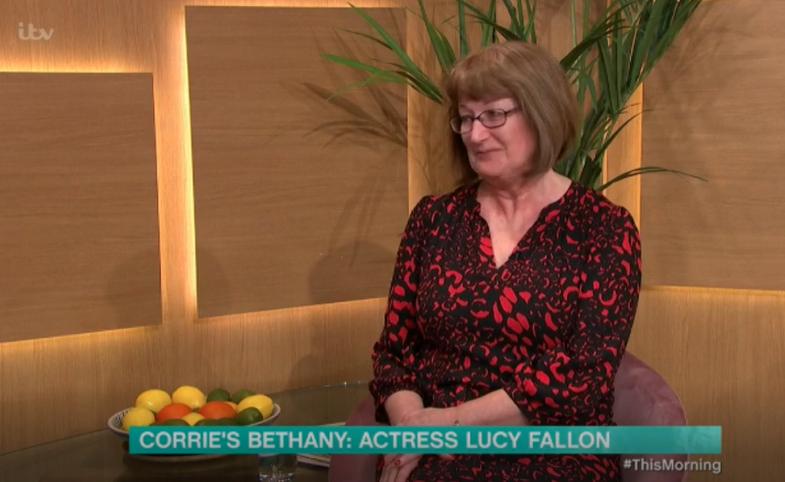 Lucy's mum admitted she liked her daughter having the security of Corrie (Credit: ITV)