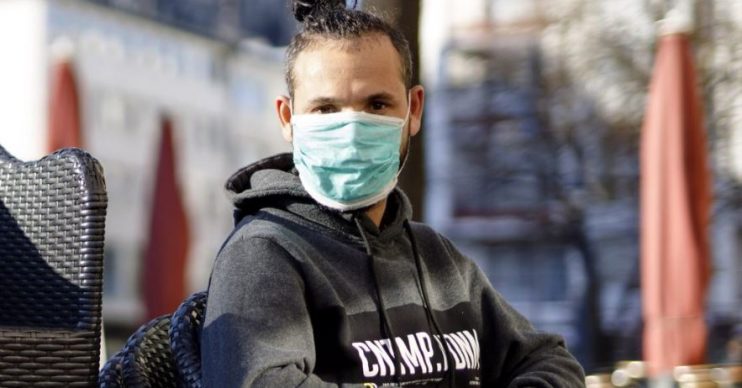 Police responded to reports of teenagers deliberately coughing in a supermarket