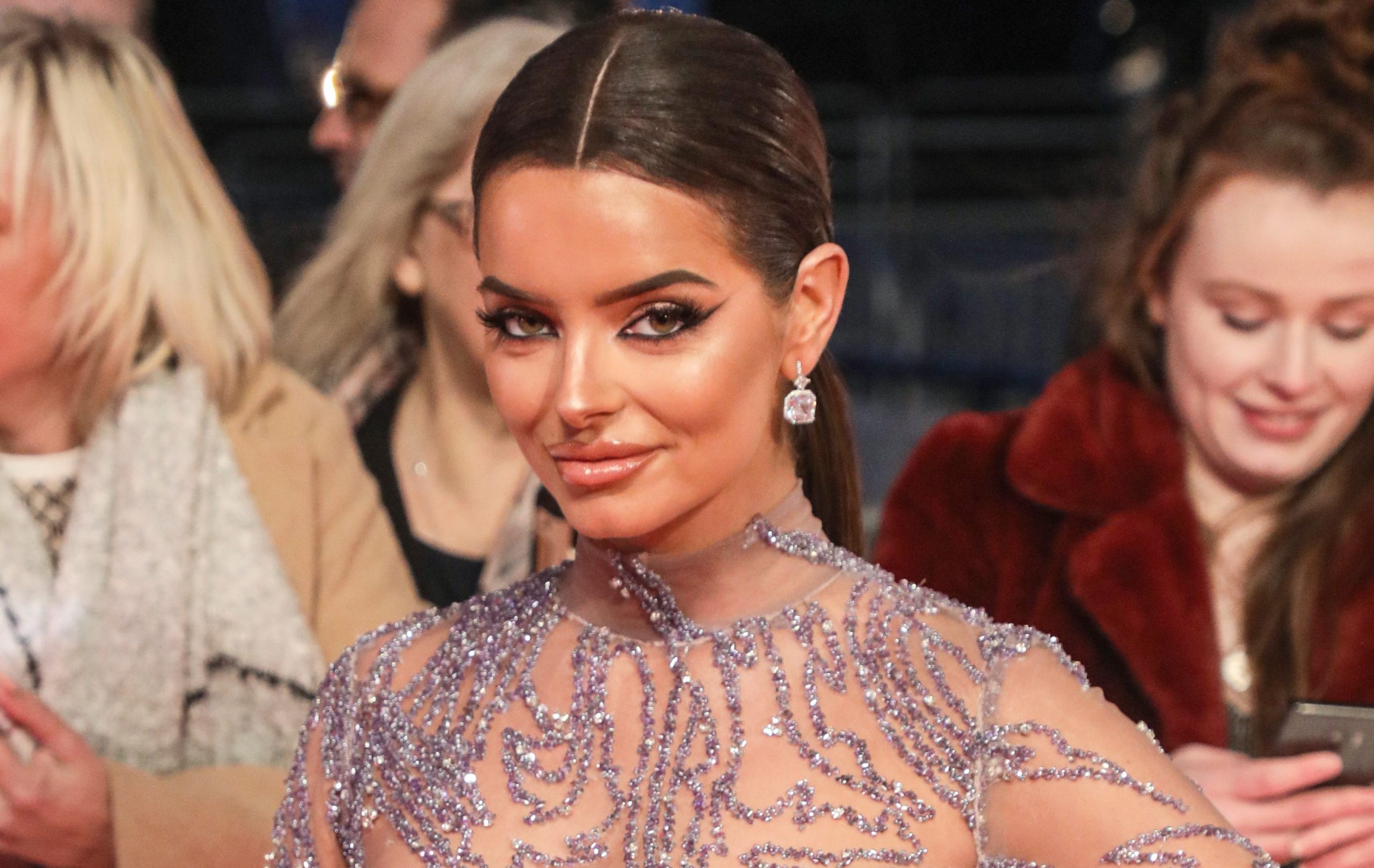 Maura Higgins enjoys romance at the Brits