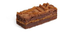 Costa Coffee's salted caramel brownie