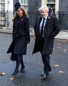 Carrie Symonds and Boris Johnson
