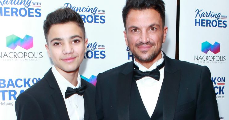 Junior and Peter Andre