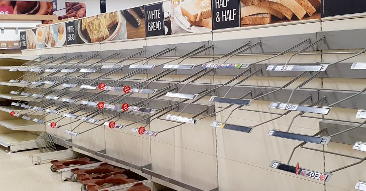 Coronavirus: Tesco store introduces one-item limit on essentials such as bread and milk