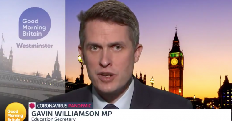 Gavin Williamson clear up confusion around exams on Good Morning Britain (Credit: ITV)