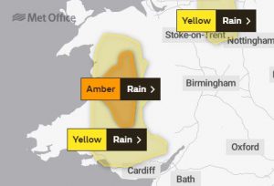 UK weather map