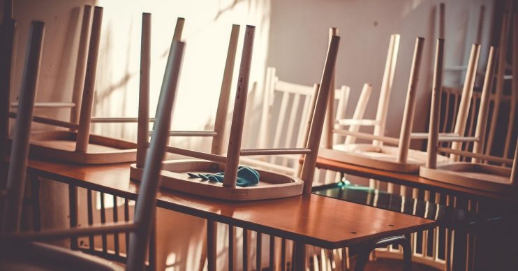Empty classroom