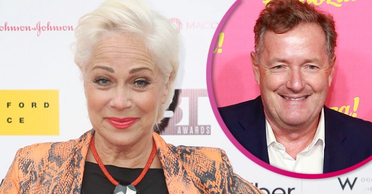 Denise Welch and Piers Morgan