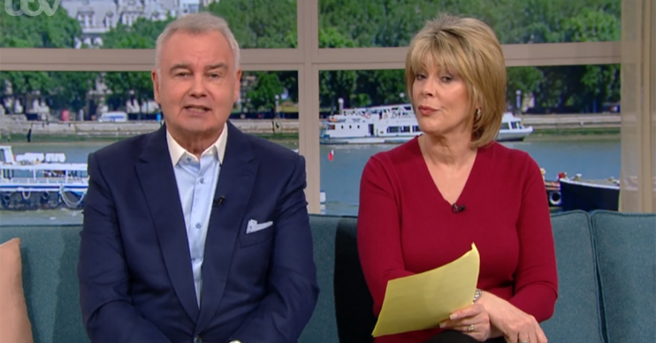 Eamonn holmes and Ruth Langsford on This Morning