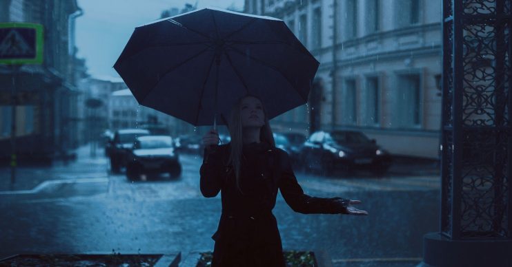 Raining