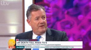 Piers Morgan on Good Morning Britain